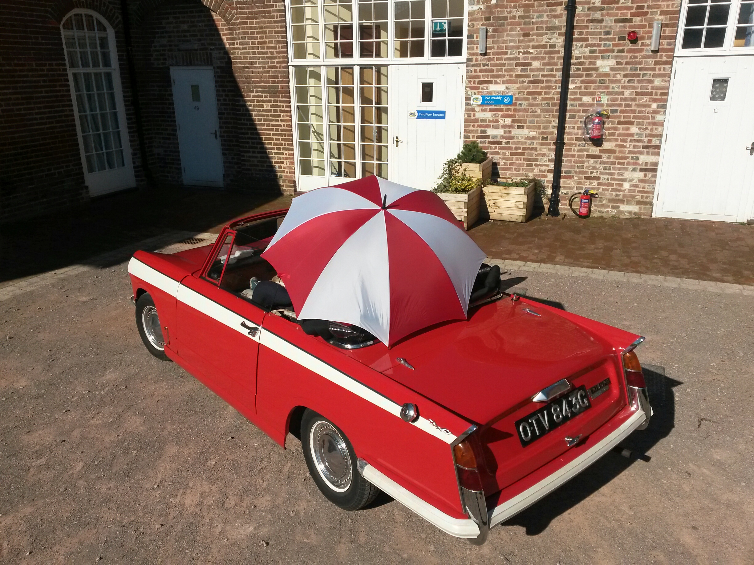 BERTIE – 1968 Triumph Herald Wedding Car in Kent