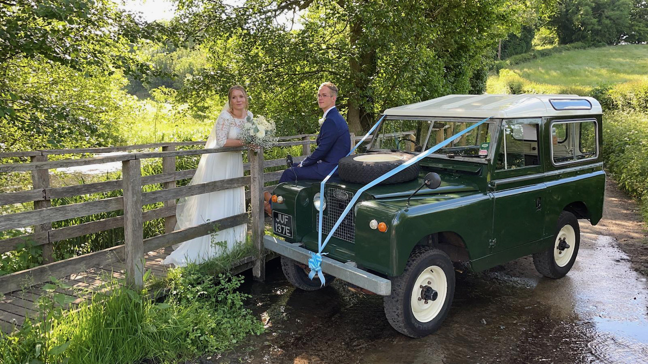 Wedding Car Hire Kent Quirky Wedding Cars Land Rover